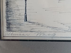 Niet of onleesbaar gesigneerd - De Waag, Alkmaar (1932) kopen? Bied vanaf 1!