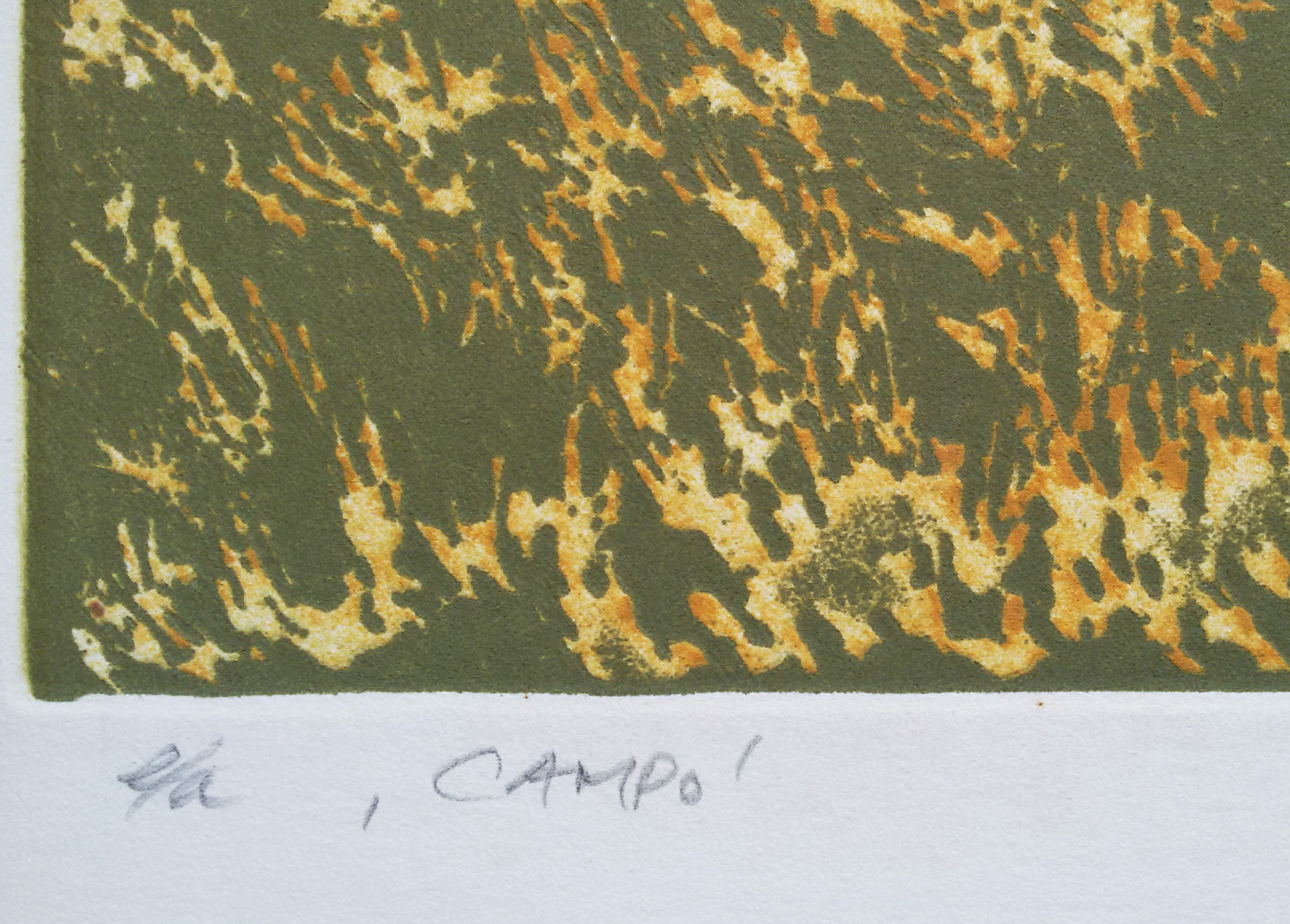 Elmar Gille - Campo, diepdruk aquatint ets (groot) kopen? Bied vanaf 40!
