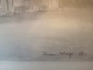 Frans F. Hage - Potloodtekening uit 1988 kopen? Bied vanaf 75!