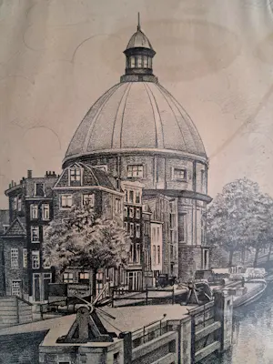 J.B. Lambert Simon - Ronde Lutherse Kerk - Amsterdam kopen? Bied vanaf 10!