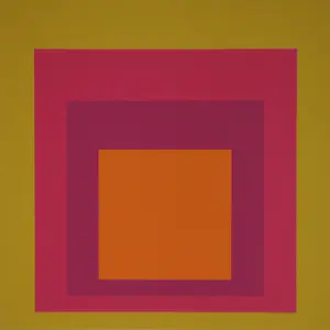 Josef Albers - Homage to the Square - La Tehuana - Zeefdruk - 1971 kopen? Bied vanaf 100!