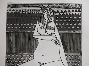 Theo Beerendonk - Kubistisch Naakt - Ets in diepdruk kopen? Bied vanaf 35!