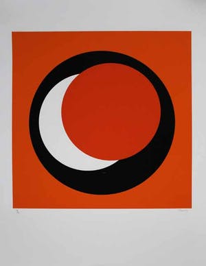 Genevieve Claisse - Cercle orange 2015 - Giclee - handgesigneerd - oplage 40 kopen? Bied vanaf 155!