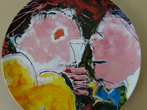 Gerdine Duijsens-Kroeze - MIJN PRINS / PORSELEINEN BORD / D=31.5cm kopen? Bied vanaf 35!