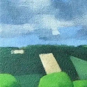 Willem Visser - Eifellandschap met wolkenlucht kopen? Bied vanaf 130!