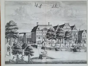Caspar Commelin - Amsterdam, Oude zyds huys sitten huys - C Commelin - 1693 kopen? Bied vanaf 50!