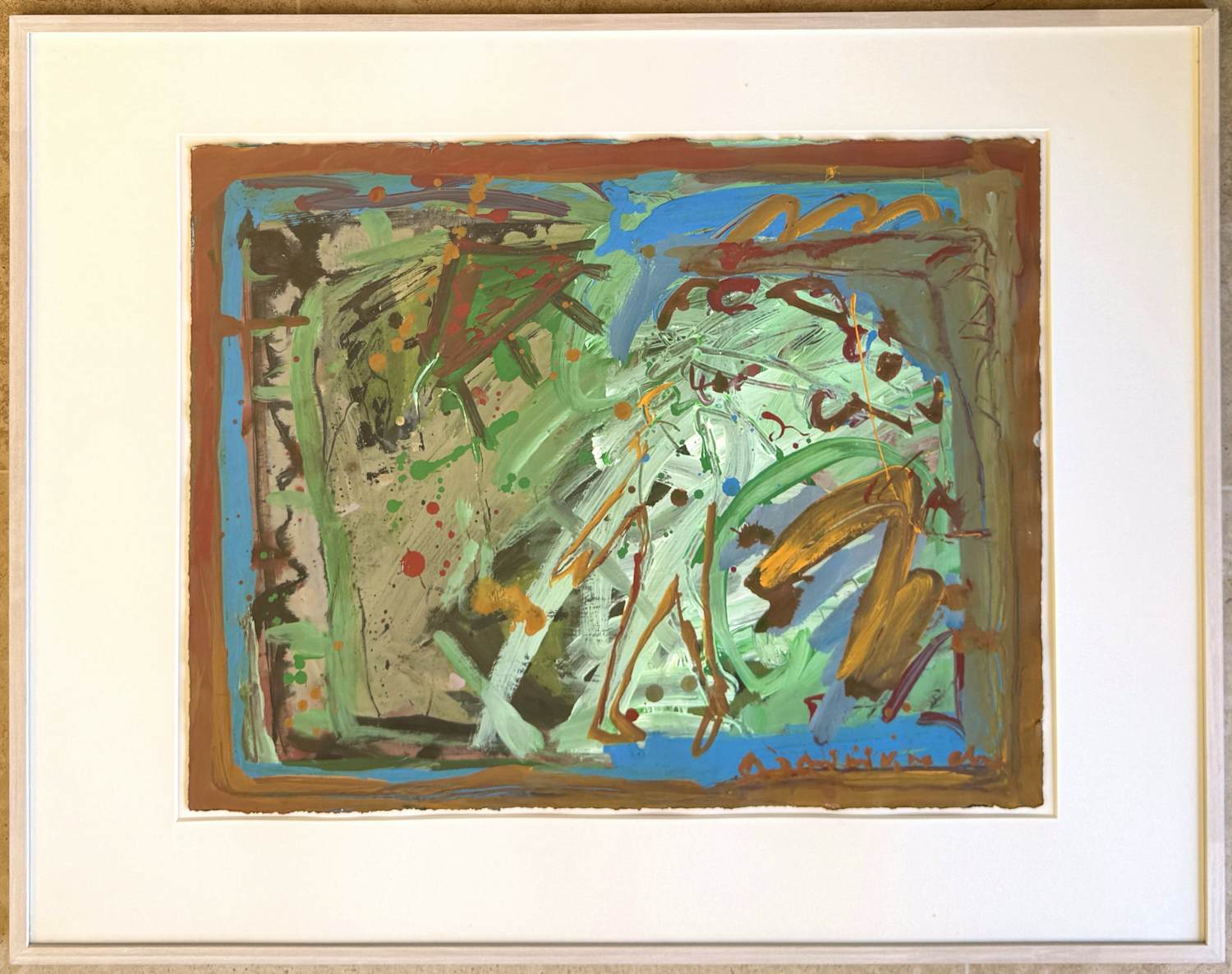 Dominique Chan - Acryl - Ingelijst. kopen? Bied vanaf 95!