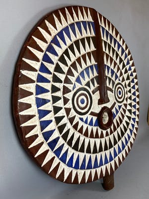 Mossi - Tribal Used African MOSSI SUN Mask - Burkina Faso. kopen? Bied vanaf 25!