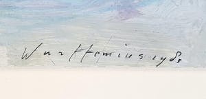 Piet Warffemius - Acryl op papier (1983) - Ingelijst kopen? Bied vanaf 220!