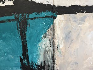 John Foppen - Cold Winter.....# K02. DipTych . GROOT. kopen? Bied vanaf 195!