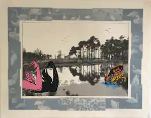 Herman Geerdink - Zwanen verkocht voor € 100!