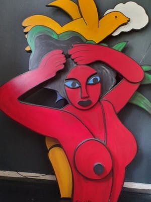 Corneille - Woman with bird kopen? Bied vanaf 599!