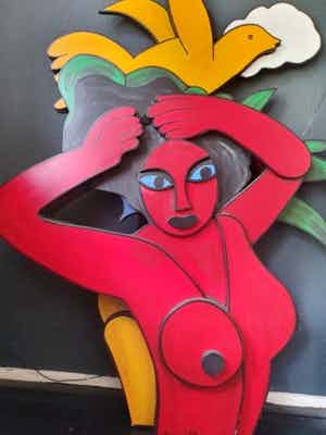 Corneille - Woman with bird verkocht voor € 599!