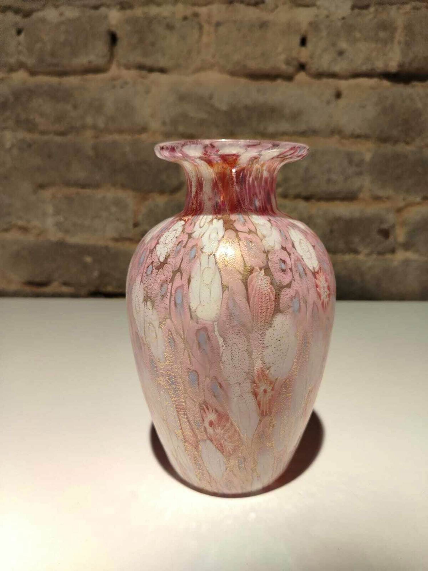 Onbekend - Murano glazen vaas met murrine en 24kt goud kaufen? Bieten Sie von 150!