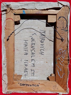 Zvi Mairovich - Compositie, olieverf op doek (laatste keer!) kopen? Bied vanaf 1!