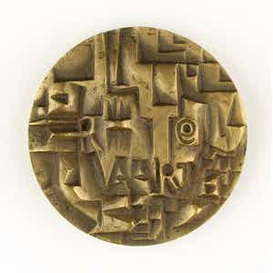 Jan Snoeck - Bronzen penning: Ruimtevaart, 1964 verkocht voor € 60!