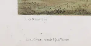 Gustave David - Handgekleurde litho, Artillerie kopen? Bied vanaf 35!