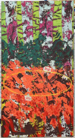 Frank van Hemert - Olieverf op doek, You / Me (Zeer Groot) kopen? Bied vanaf 750!