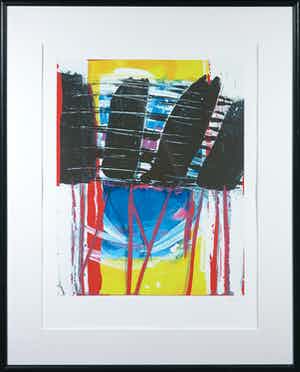 Arty Grimm - Litho, Zonder titel - Ingelijst verkocht voor € 50!