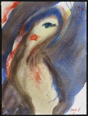 Serge Vandercam - Aquarel, Figuur kopen? Bied vanaf 200!