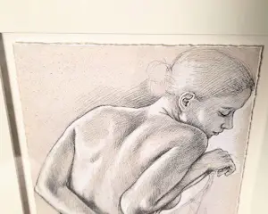 Francine van Hove - Lithografie auf Büttenpapier "Ladies" Passepartout Rahmen kopen? Bied vanaf 90!