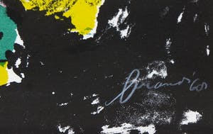 Eugene Brands - Litho, A night, a festival - Ingelijst kopen? Bied vanaf 1!