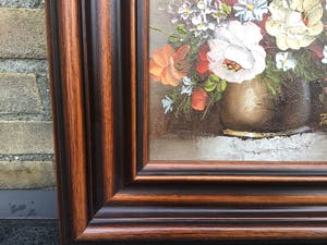 Niet of onleesbaar gesigneerd - Pot met bloemen. kopen? Bied vanaf 1!