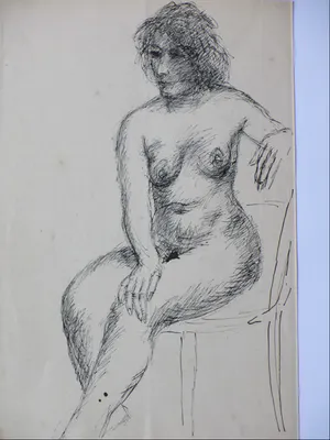 Jos van den Berg - Drie naakten - Tekeningen kopen? Bied vanaf 1!