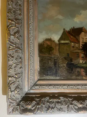 Buy Piet in 't Hout - Olieverfschilderij van Piet In 't Hout .? Bid from 225!