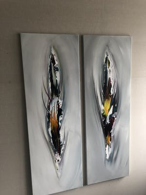 Gena - Abstract Twee Luik kopen? Bied vanaf 200!