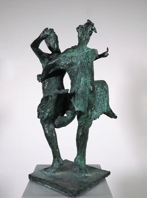 Saskia Pfaeltzer - Brons, Twee danseressen (Groot) kopen? Bied vanaf 1000!