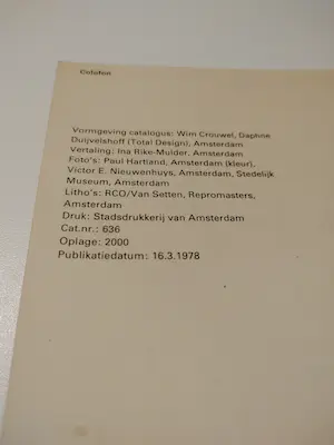 Buy Constant - Schilderijen 1969-77? Bid from 20!