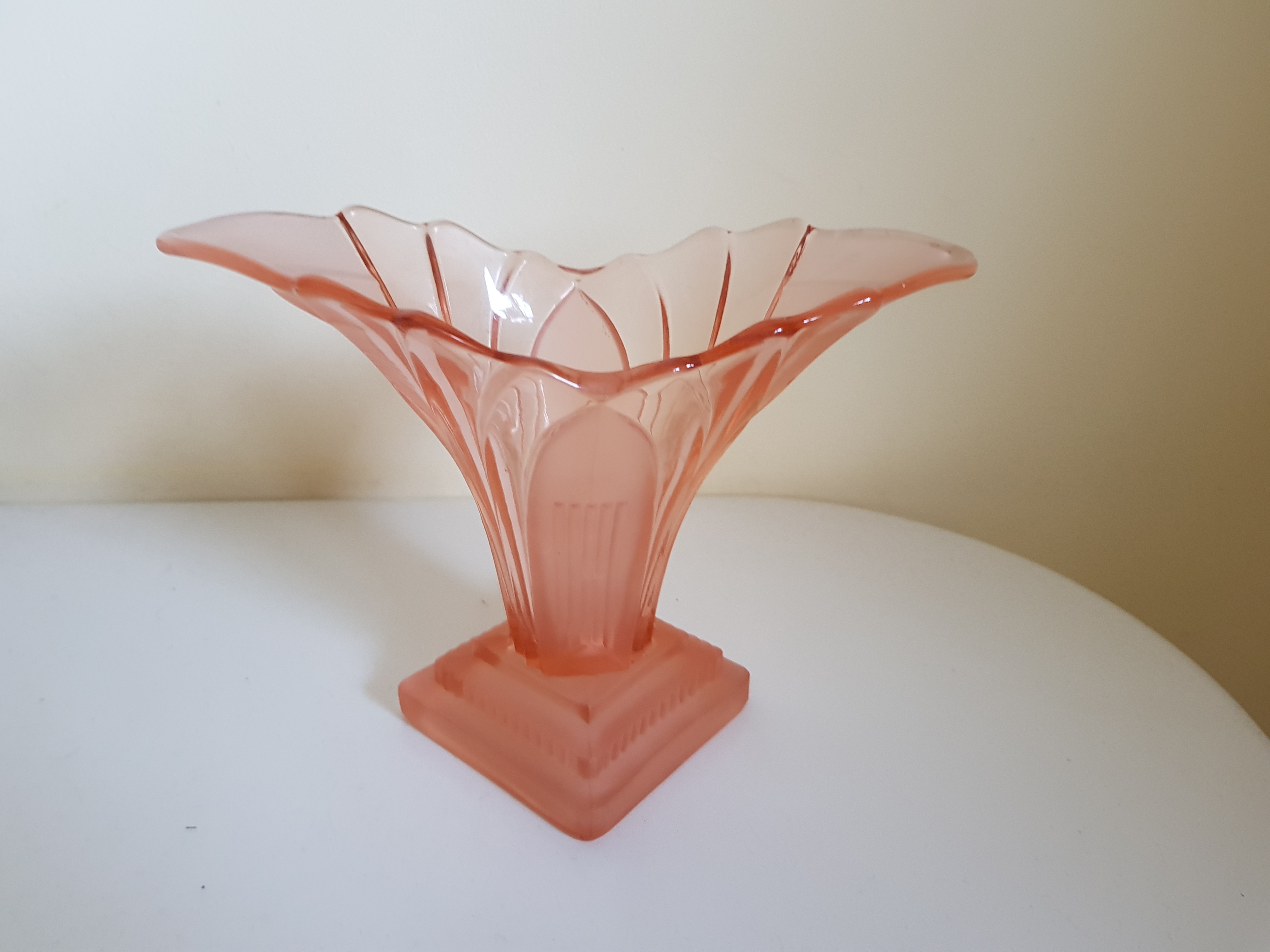 Walther glas - Rose persglazen vaas kopen? Bied vanaf 20!