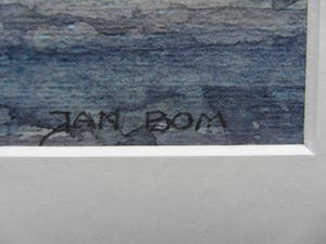 Jan Bom - Aquarel - Rottemeren kopen? Bied vanaf 65!