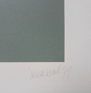 Hans Landsaat - Poort, zeefdruk kopen? Bied vanaf 40!