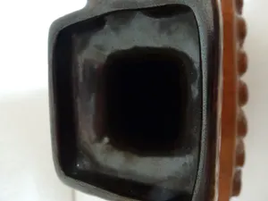 Niet of onleesbaar gesigneerd - VEB Haldensleben 4074 Fat Lava blokvaas. kopen? Bied vanaf 1!