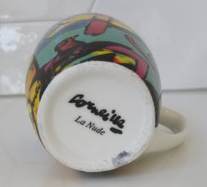 Corneille - Vier porseleinen onderzetters en een kopje kopen? Bied vanaf 28!