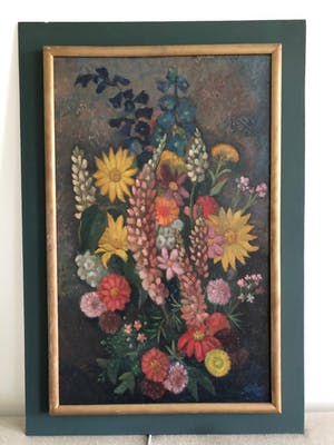 Louis Schrikkel - Boeket met donkere fond kopen? Bied vanaf 500!