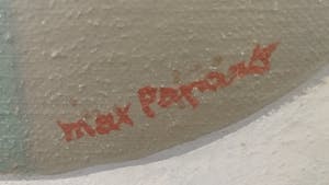 Max Papart - Missive - Olieverf op doek - 1976 kopen? Bied vanaf 995!