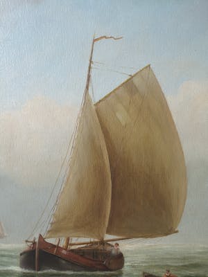 Niet of onleesbaar gesigneerd - Botters op zee kopen? Bied vanaf 1!