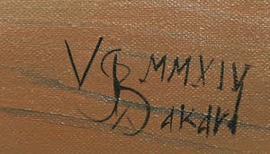 Valentin Bakardjiev - Olieverf op doek, En la Orilla (Groot) kopen? Bied vanaf 150!