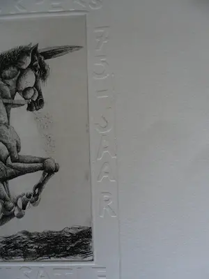 Willem Snitker - Ets, het 75-jarig bestaan van de Nederlandse drukkersorganisatie, 1976 kopen? Bied vanaf 50!