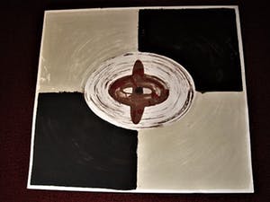 Piet Warffemius - Kunstcollectie Rabobank - Grote gesigneerde Zeefdruk "Portret III" kopen? Bied vanaf 10!