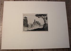 Willem Nijs - Ets: Tempels kopen? Bied vanaf 60!