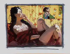 Nico Vrielink - Kleurenzeefdruk CONFRONTATIE met GAUGUIN III vendu pour 69€ !