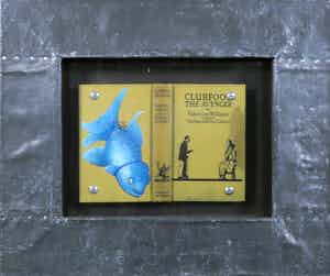 Jan Bollaert - Acryl op kaft van boek, Clubfoot - Ingelijst verkocht voor € 50!