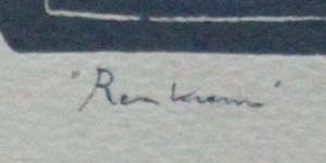 Herman Bieling - Houtsnede: Voor Kees van Herman - Renkum - 1921 kopen? Bied vanaf 55!