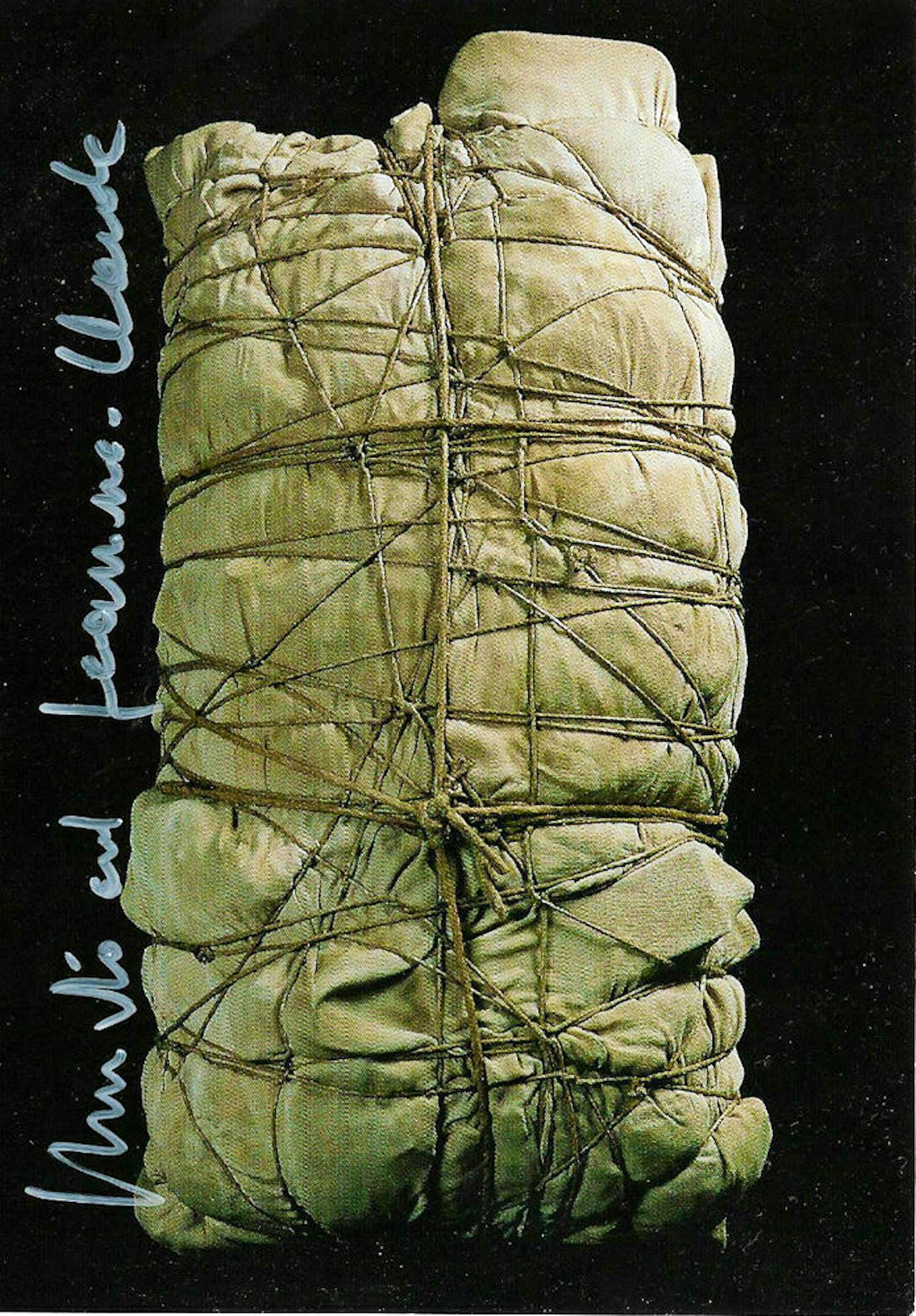 Christo - Artcard - originele handtekening Christo & Jeanne Claude verkocht voor € 85!