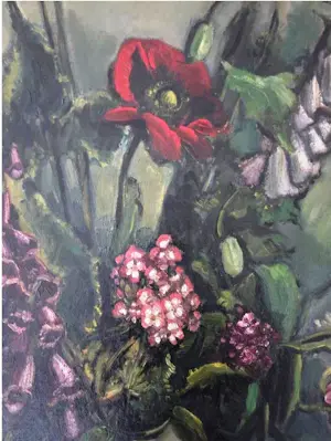 Dirk Filarski - Veldbloemen in een vaas ~1930 kopen? Bied vanaf 1100!