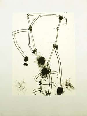 James Brown - Black Indians V - Handgesigneerde lithografie - Groot formaat verkocht voor € 125!